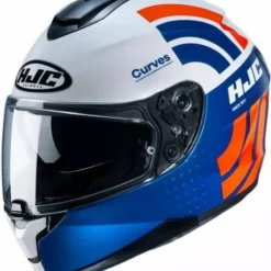 HJC C70 Curves Blue / White