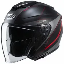 HJC I30 Slight Grey / Red