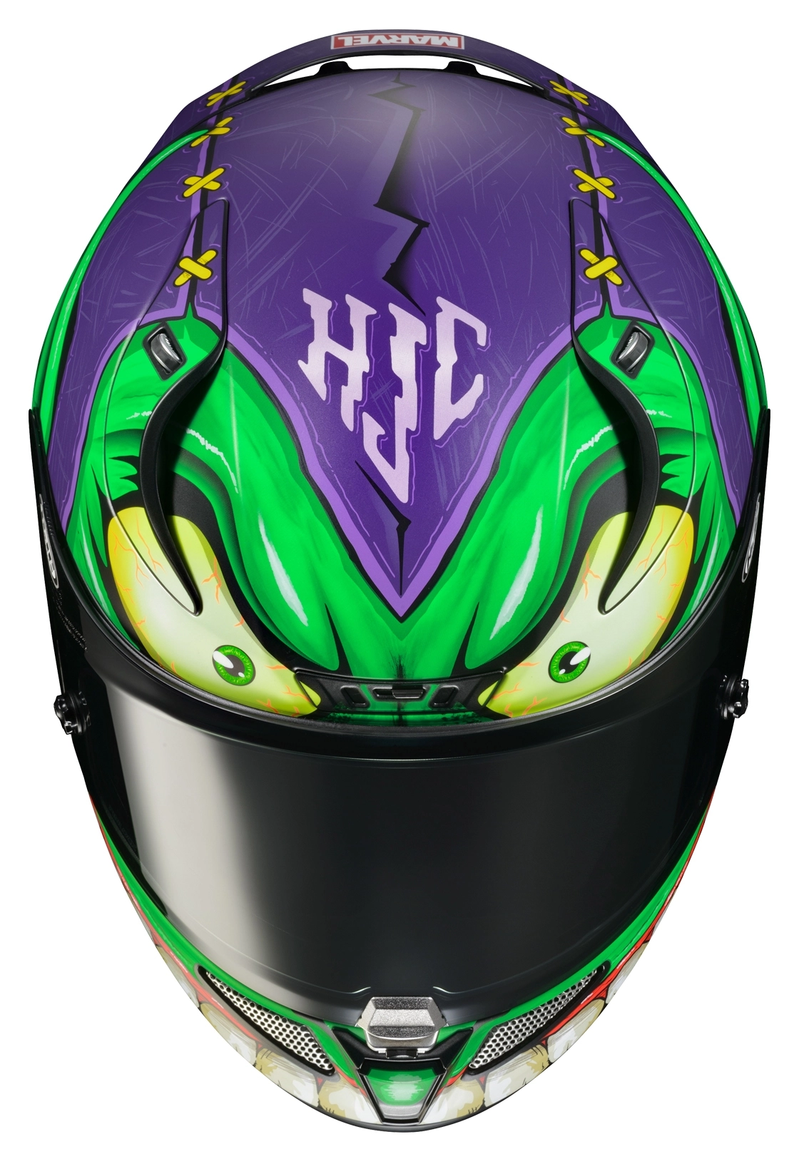 HJC Helmets HJC RPHA 11 Pro Green Goblin Helmet – Image 3