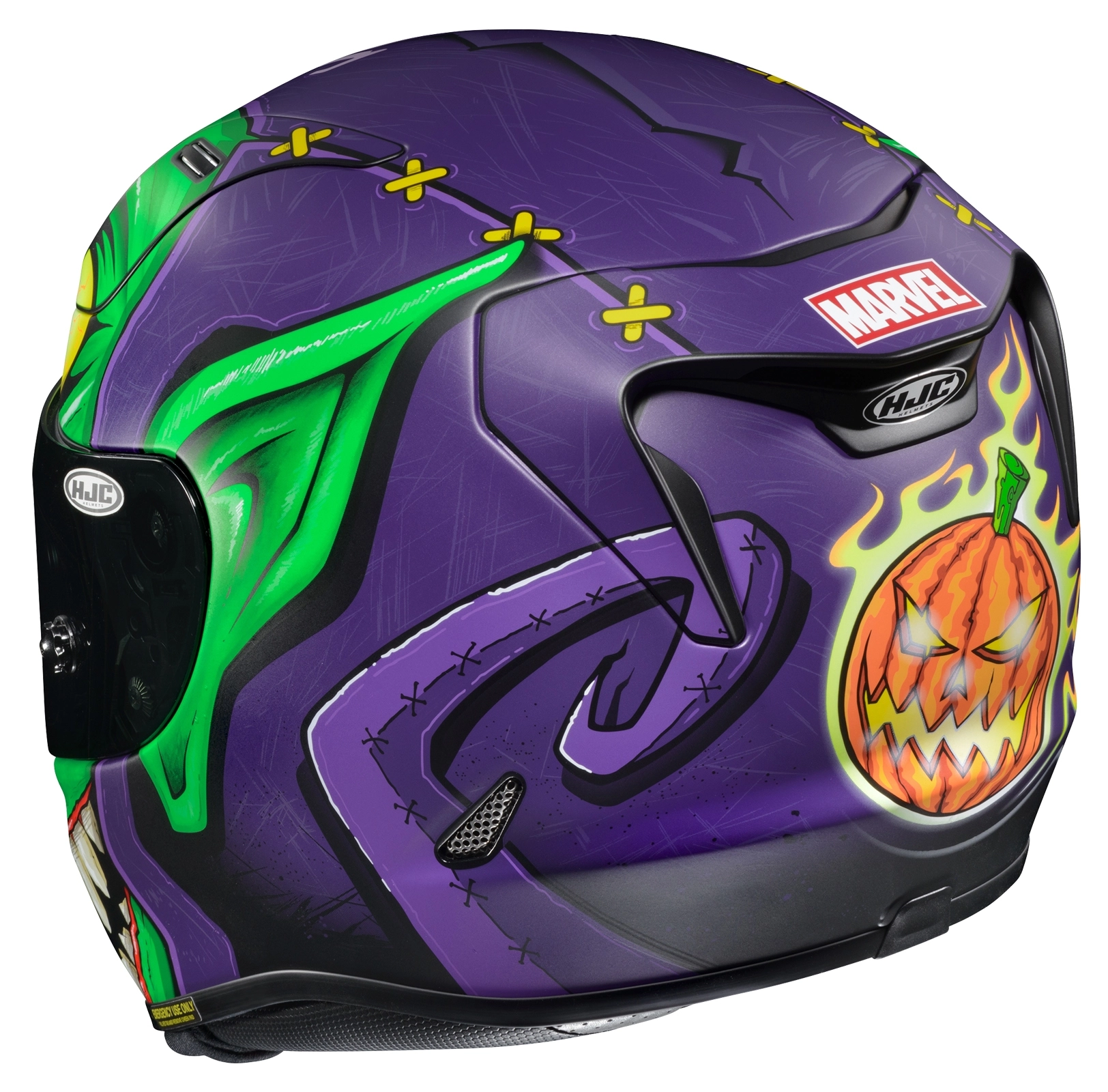 HJC Helmets HJC RPHA 11 Pro Green Goblin Helmet – Image 4